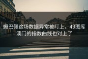 姆巴佩这场数据异常被盯上，49图库澳门的指数曲线也对上了